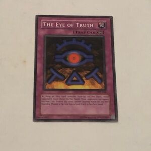 Yugioh The Eye of Truth Trap Card